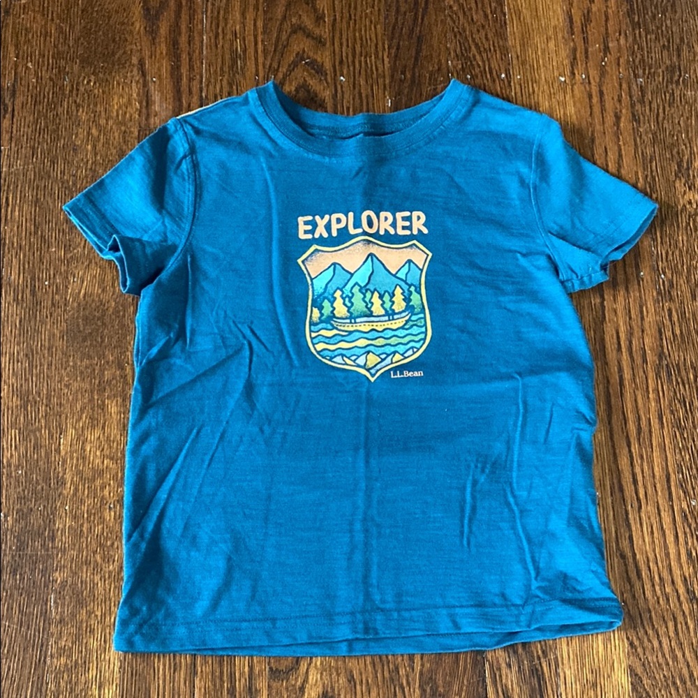 L.L. Bean Kids Explorer Blue T-Shirt